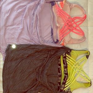 Set of two wild thing tops from lululemon